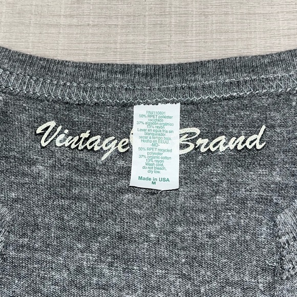 Vintage Brand Gray Ohio State Customized Distressed T-Shirt Size Medium (M) - Picture 3 of 3